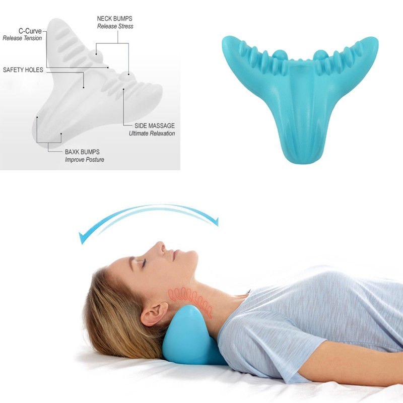Shiatsu Massage Pillow – C-Rest Neck & Cervical Spine Relaxation - Prime Ritual