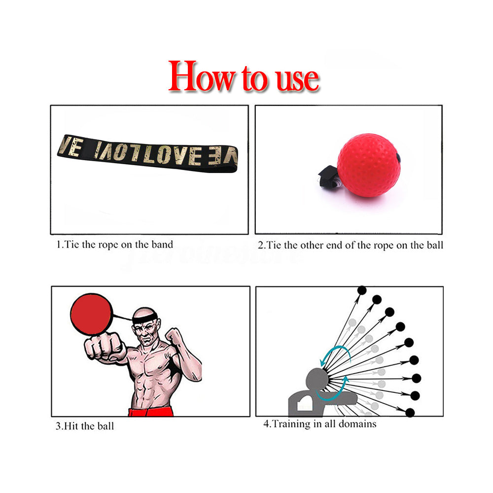 Boxing Reflex Speed Punch Ball – Agility & Hand-Eye Coordination Trainer - Prime Ritual