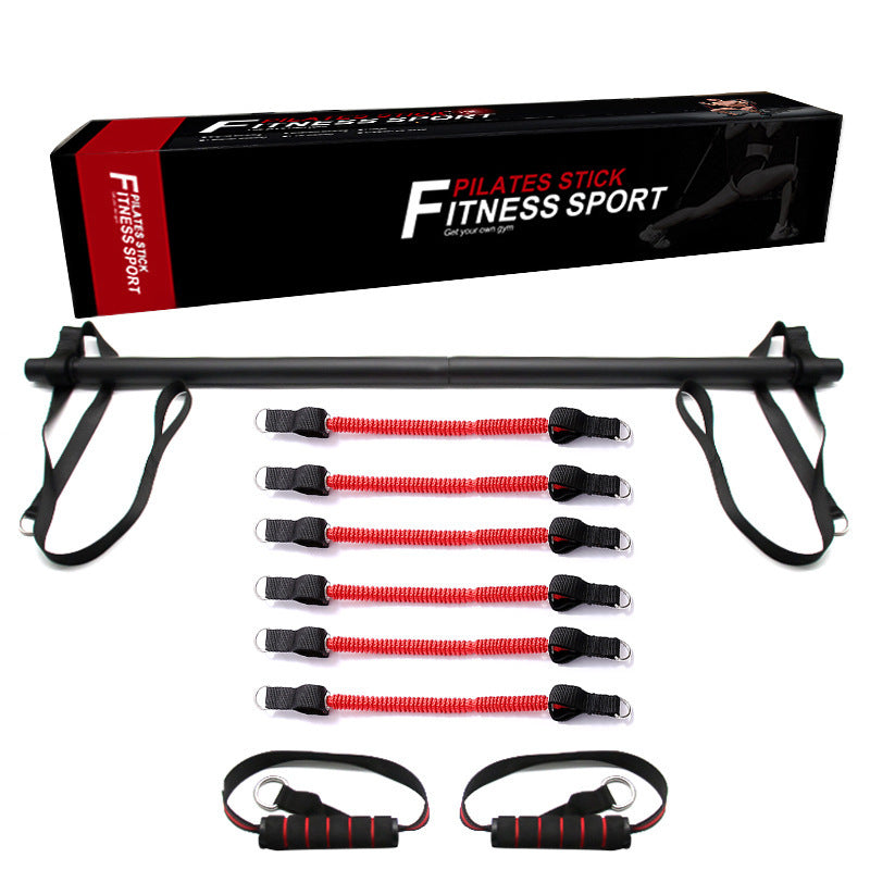 Pilates Bar Kit with Resistance Bands – Portable Home Gym Workout Equipment - Prime Ritual