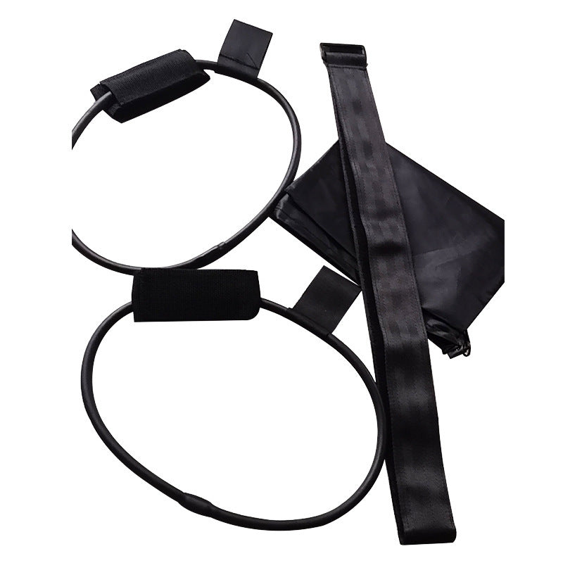 Latex Material Yoga Fitness Belt Foot Pedal Tension Rope - Prime Ritual