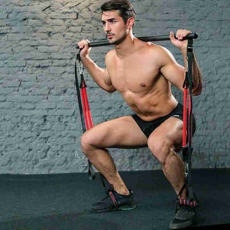 Pilates Bar Kit with Resistance Bands – Portable Home Gym Workout Equipment - Prime Ritual