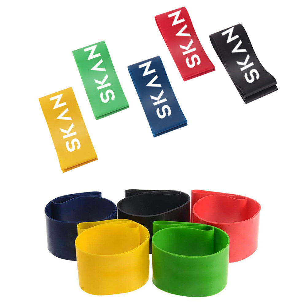 5-Level Resistance Rubber Bands – Versatile Yoga & Fitness Training Set - Prime Ritual