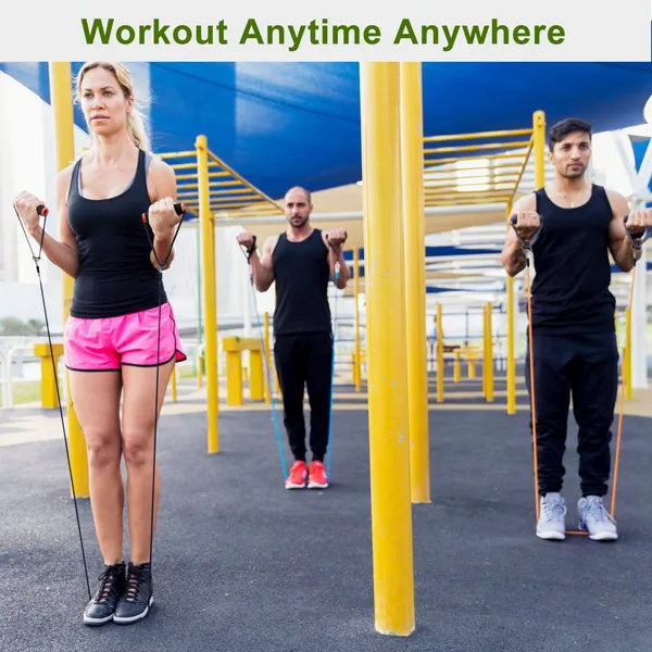 11-Piece Resistance Bands Set – Full-Body Home Workout Solution - Prime Ritual