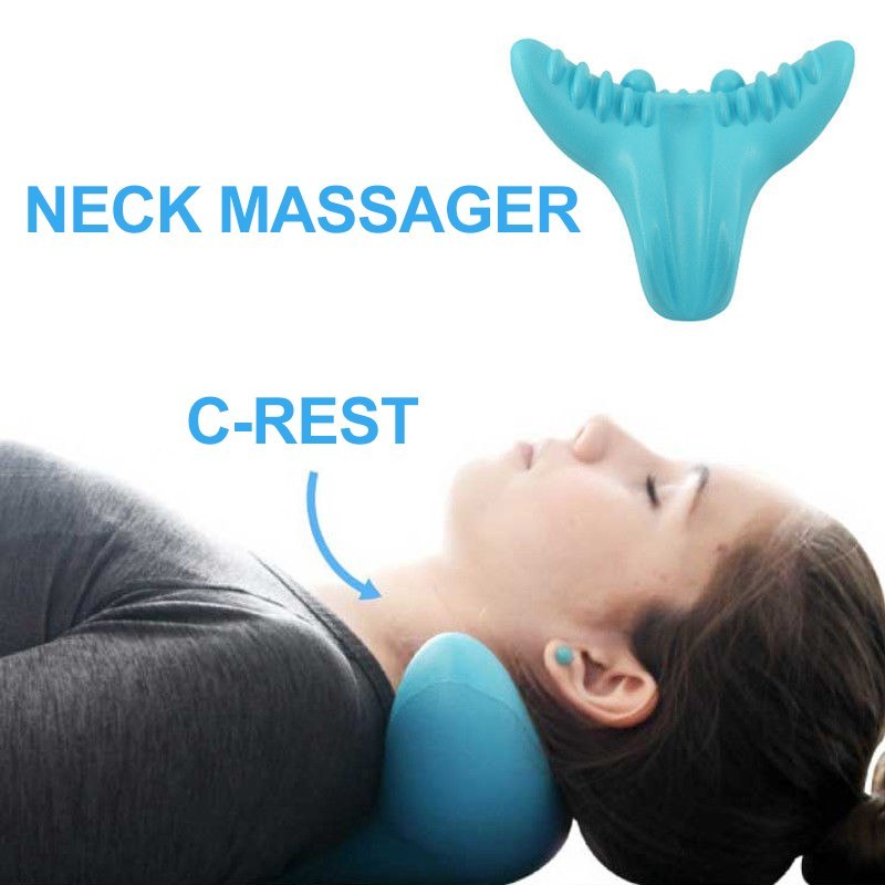 Shiatsu Massage Pillow – C-Rest Neck & Cervical Spine Relaxation - Prime Ritual