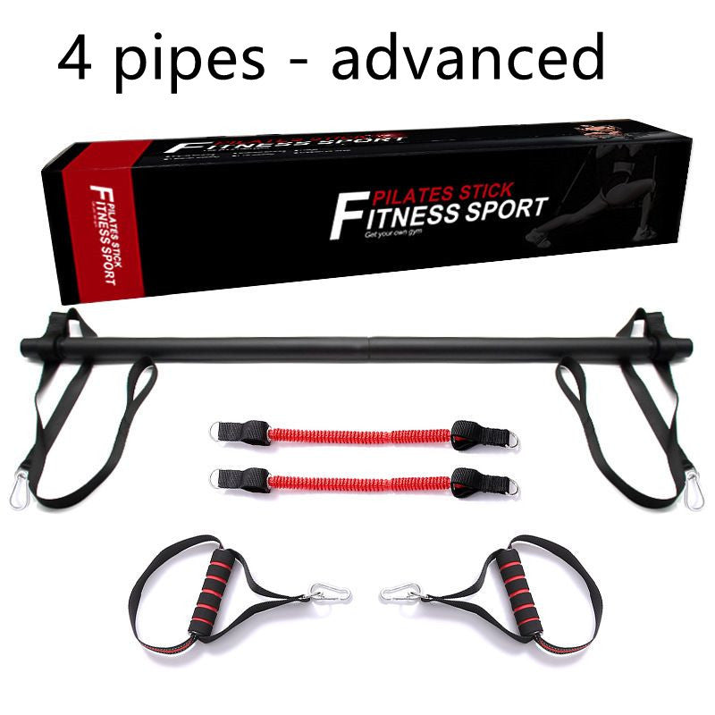 Pilates Bar Kit with Resistance Bands – Portable Home Gym Workout Equipment - Prime Ritual