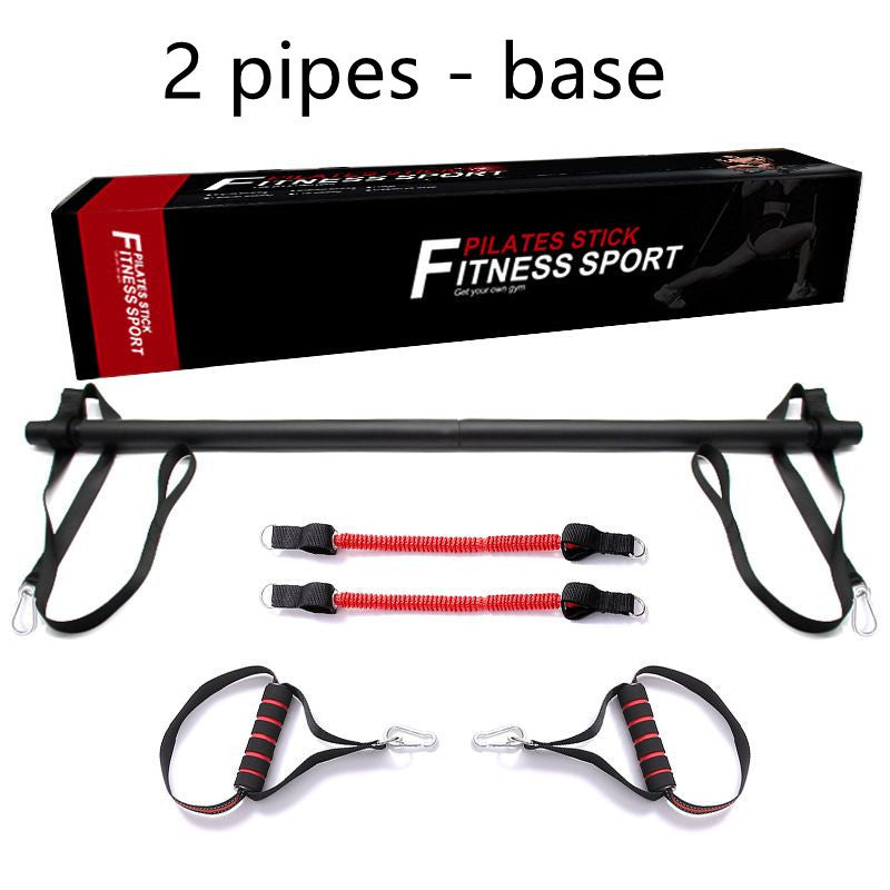 Pilates Bar Kit with Resistance Bands – Portable Home Gym Workout Equipment - Prime Ritual