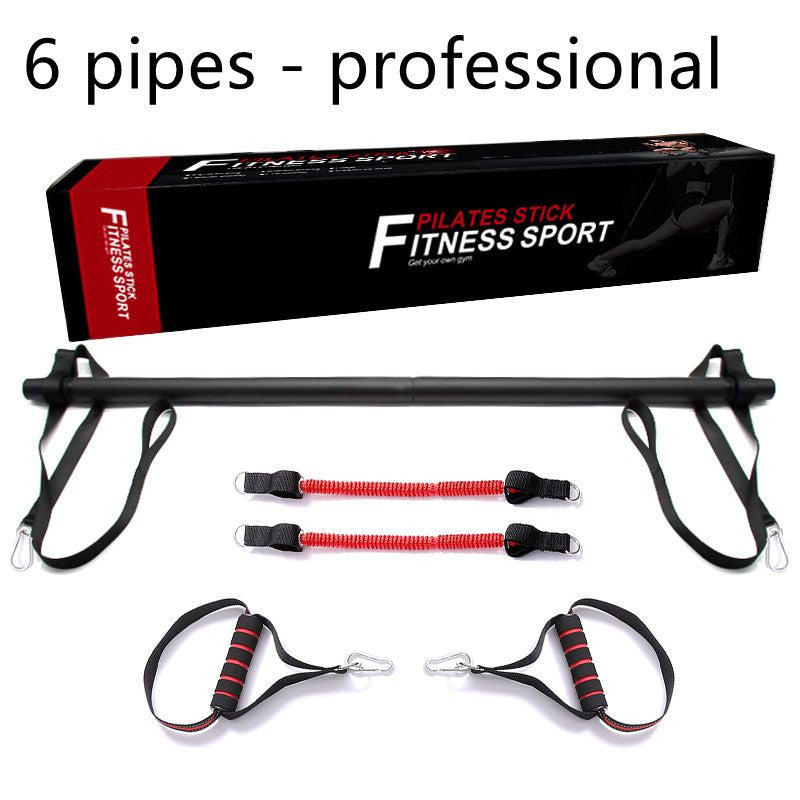 Pilates Bar Kit with Resistance Bands – Portable Home Gym Workout Equipment - Prime Ritual