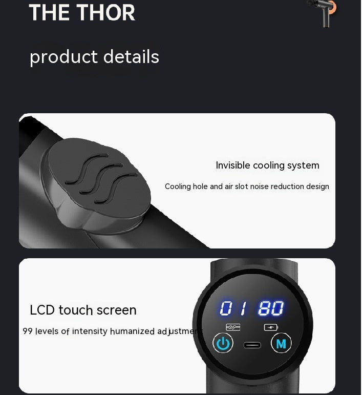 Massage Gun Instrument Muscle Relaxation Massage - Prime Ritual
